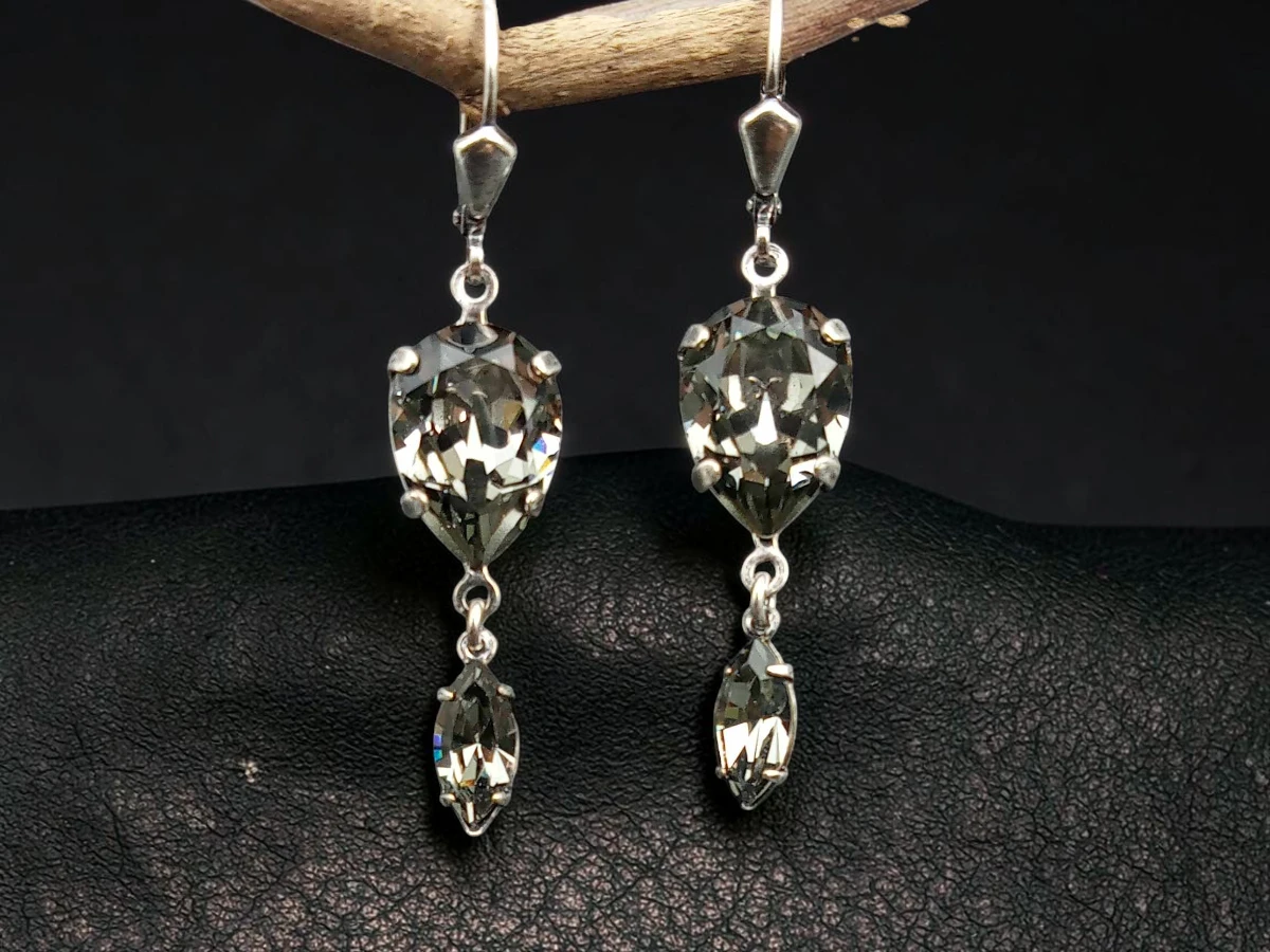 tropfen-ohrringe-silber-graue-steine-drop-kristall-ohrhaenger-black-diamond-kk1290030-g