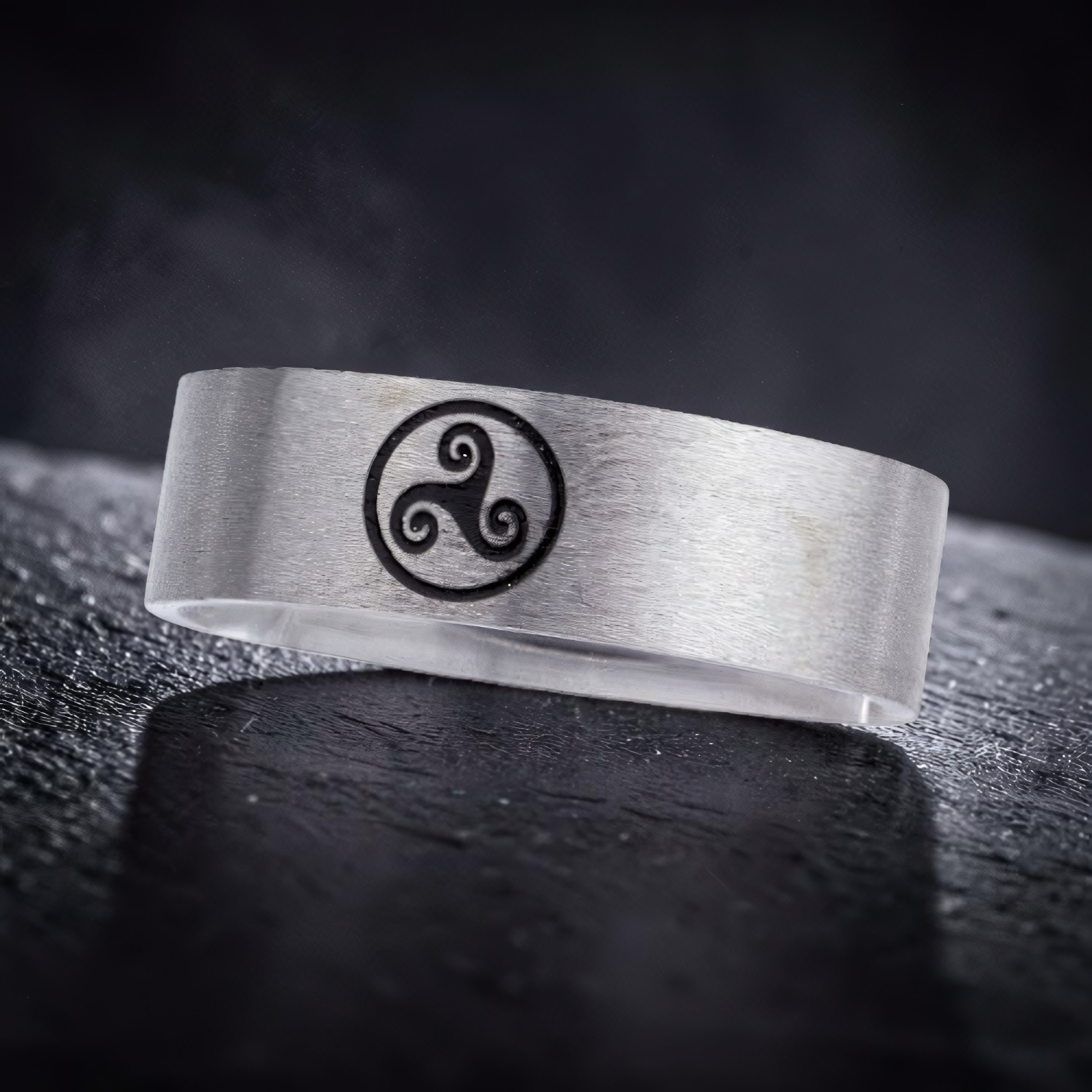 Ring Peitschenrad aus Edelstahl – Toms-Silver Schmuck