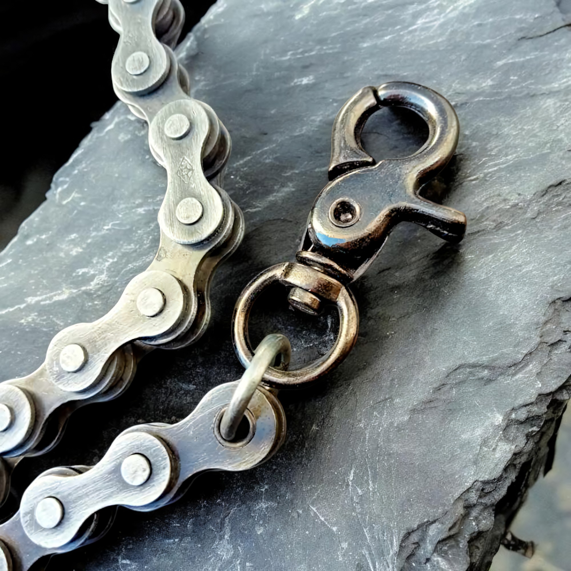 Wallet-Chain Motorkette Hosenkette Biker Portemonnaie Kette Schlüsselkette
