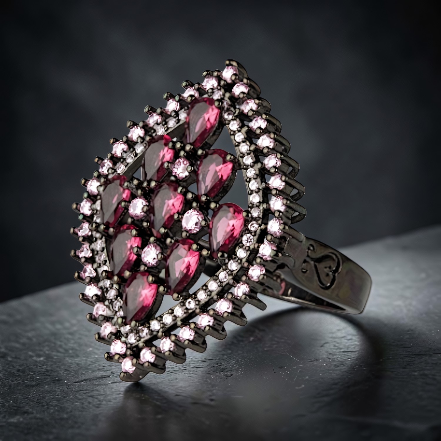 Ring Catherine aus Messing – Toms-Silver Schmuck