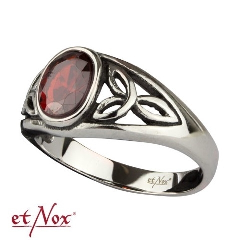 Ring Celtic Red aus Edelstahl – Toms-Silver Schmuck
