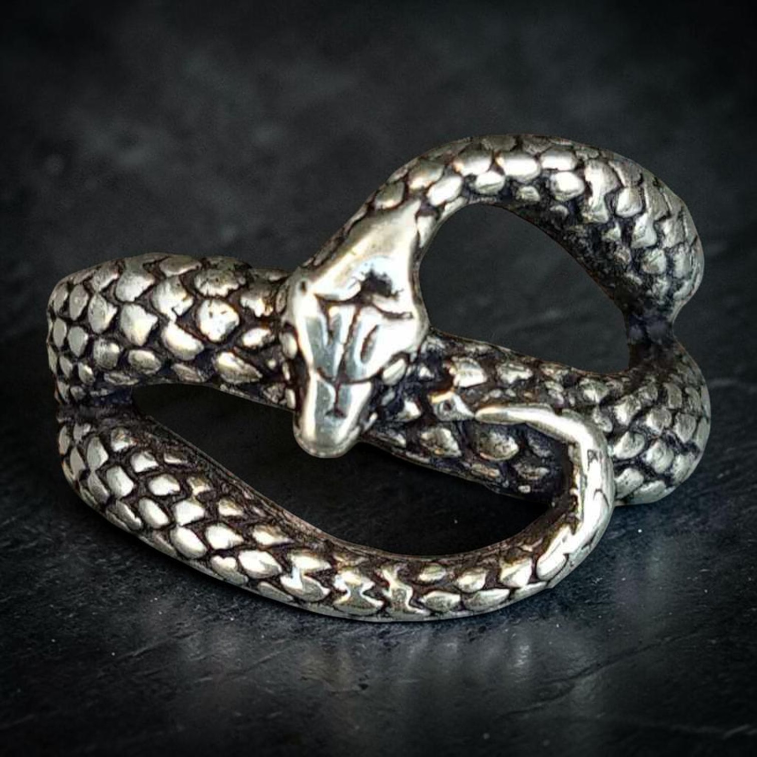 Schlange Ring 925 Sterling Silber Schlangenring