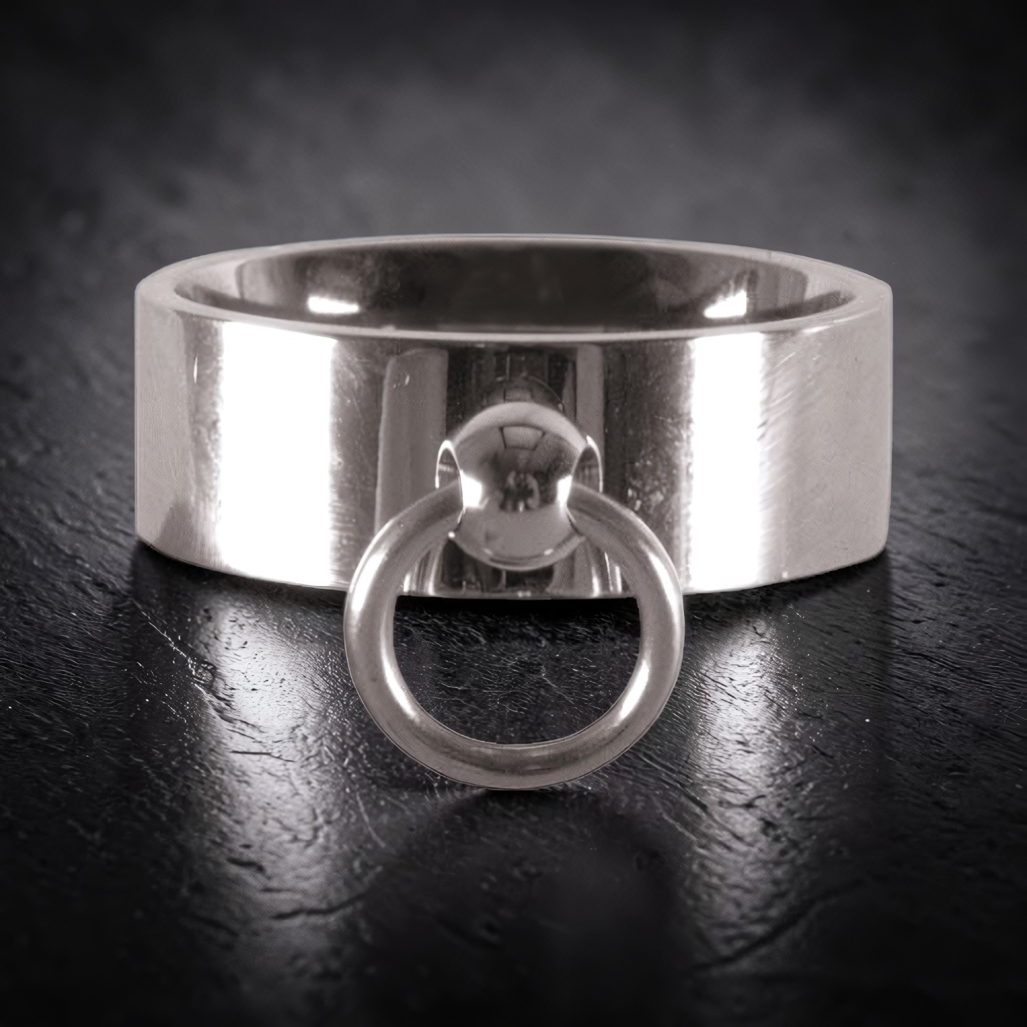 Ring Story of O. aus Edelstahl – Toms-Silver Schmuck