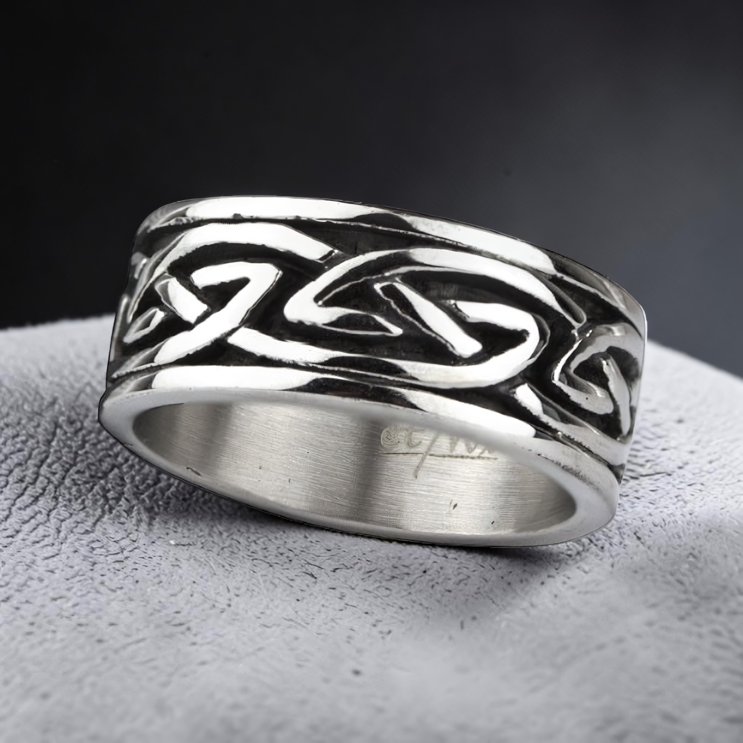 Ring keltisches Design aus Edelstahl – Toms-Silver Schmuck