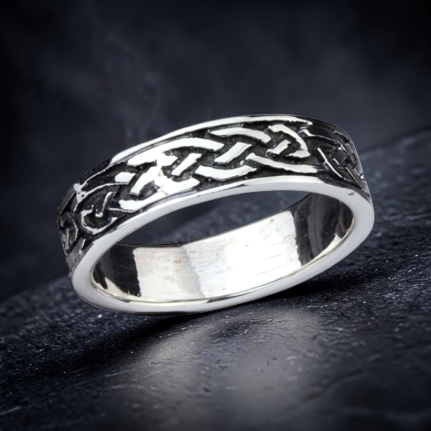 Ring Keltischer Knoten aus 925 Silber – Toms-Silver Schmuck