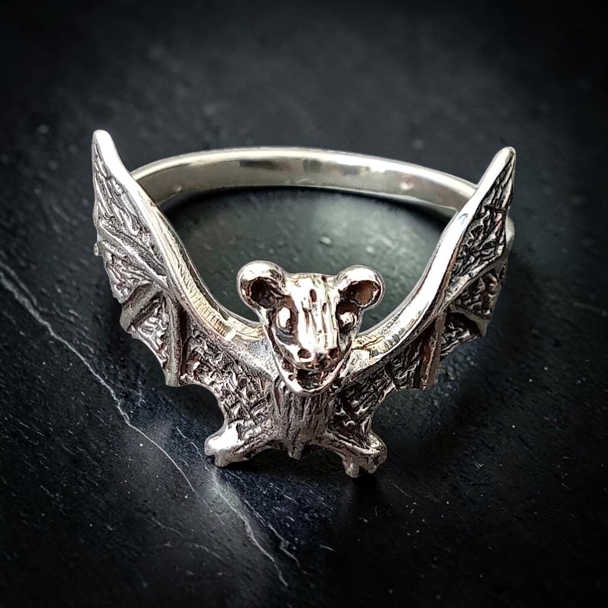 Ring Fledermaus Gothic Bat 925 Sterling Silber