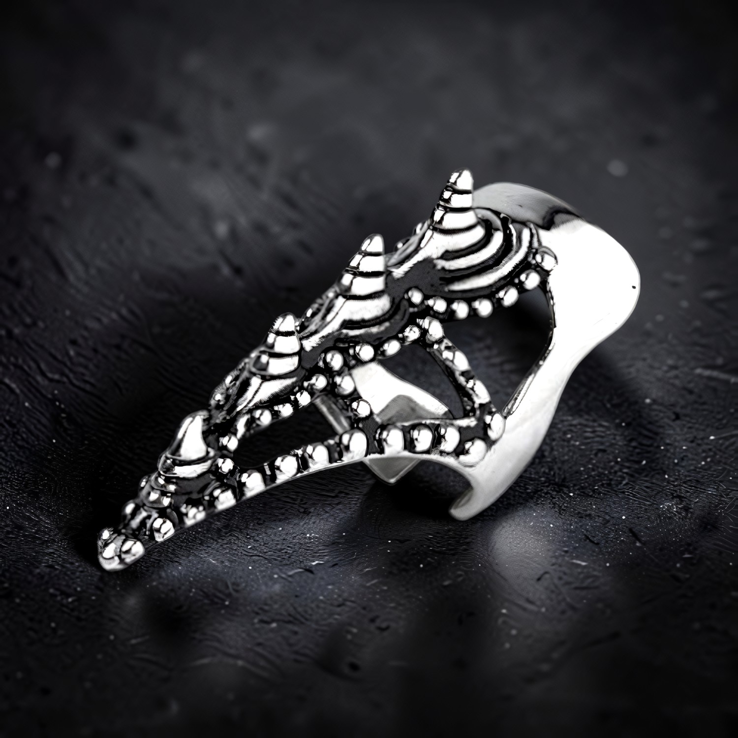 Ring Fingerspitze aus Edelstahl – Toms-Silver Schmuck