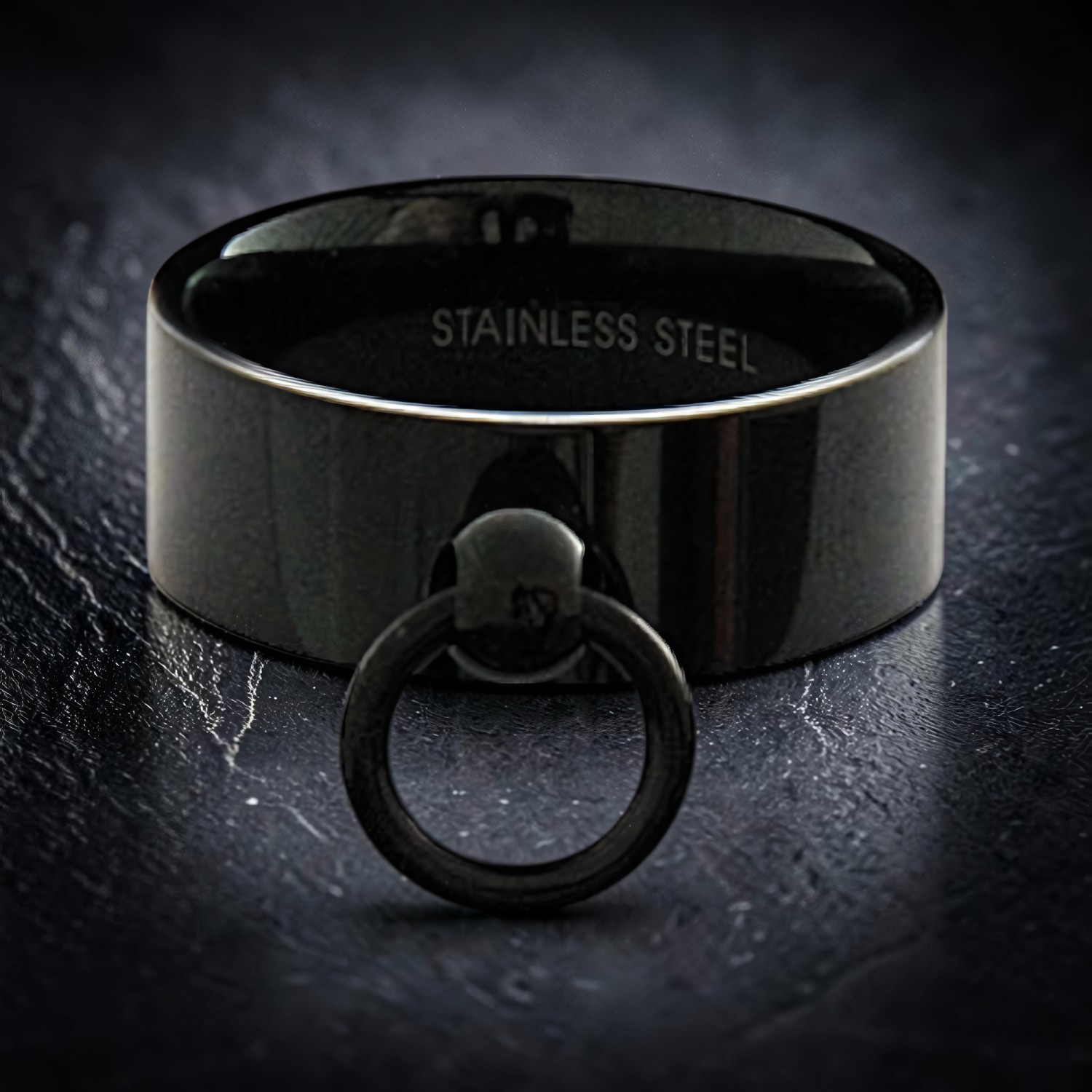 Ring Story of O. aus Edelstahl – Toms-Silver Schmuck
