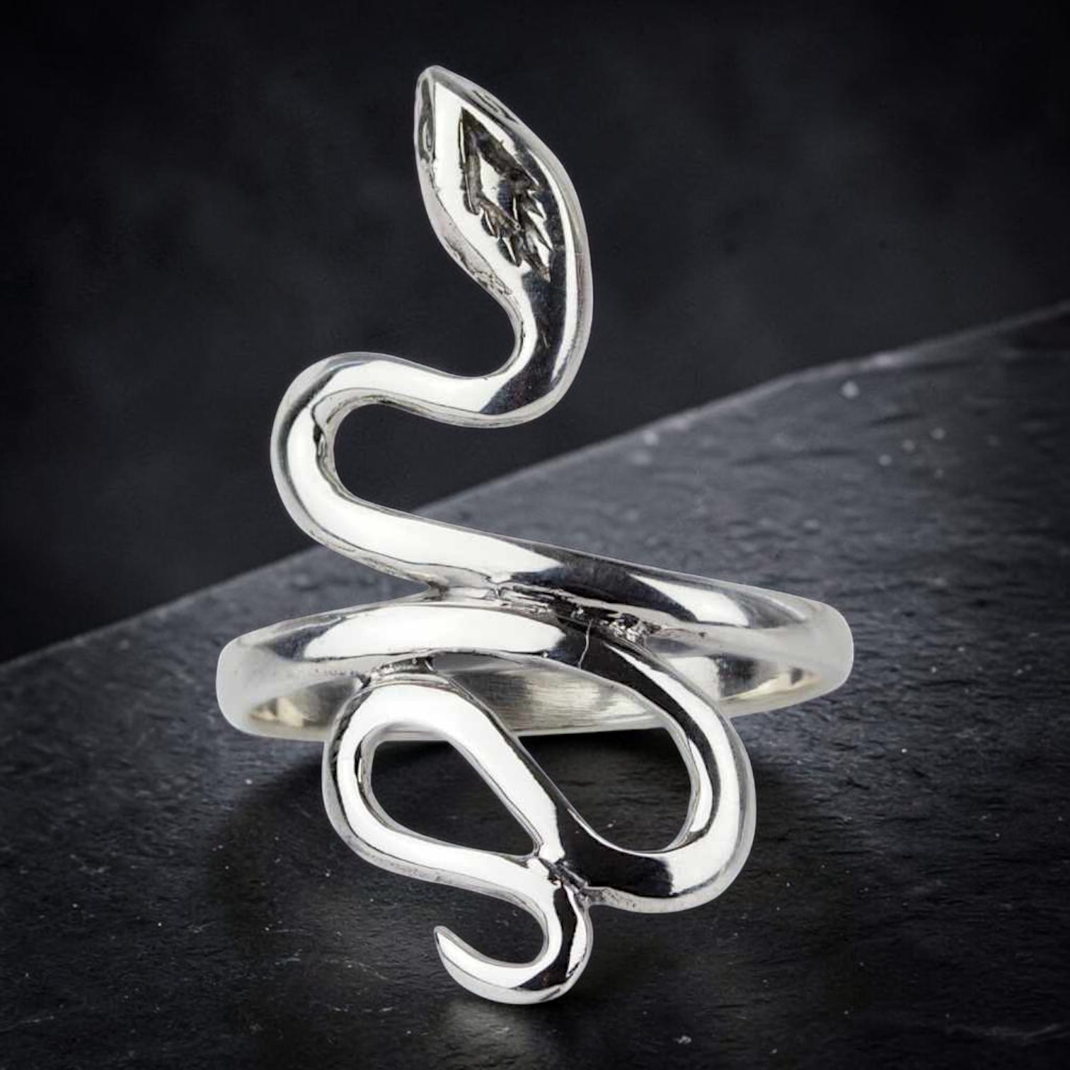 Schlange Ring 925 Silber Schlangenring