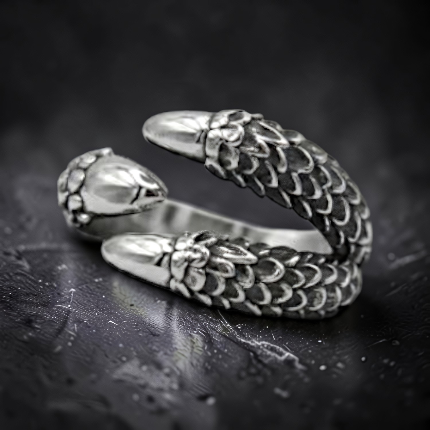 Ring Claw aus Edelstahl – Toms-Silver Schmuck