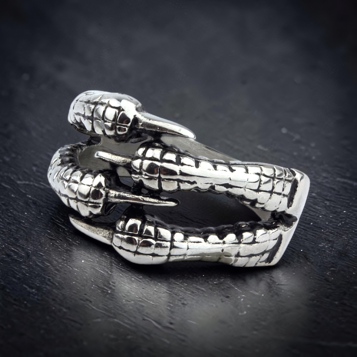 Ring Claw aus Edelstahl – Toms-Silver Schmuck
