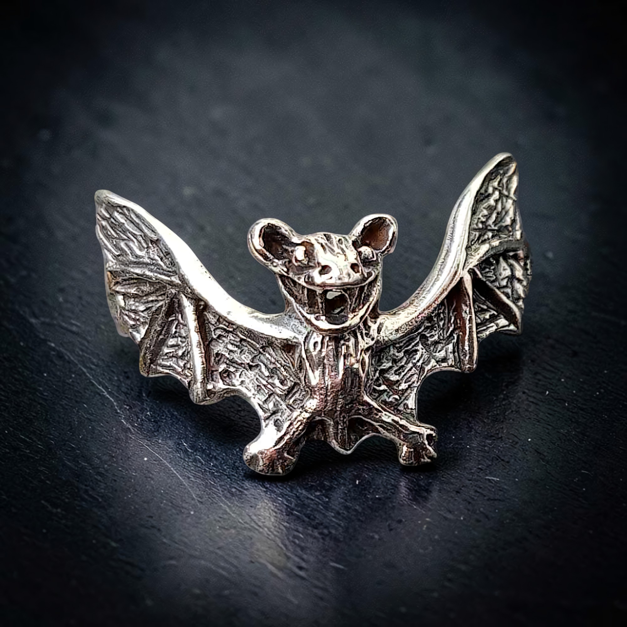 Ring Fledermaus Gothic Bat 925 Sterling Silber