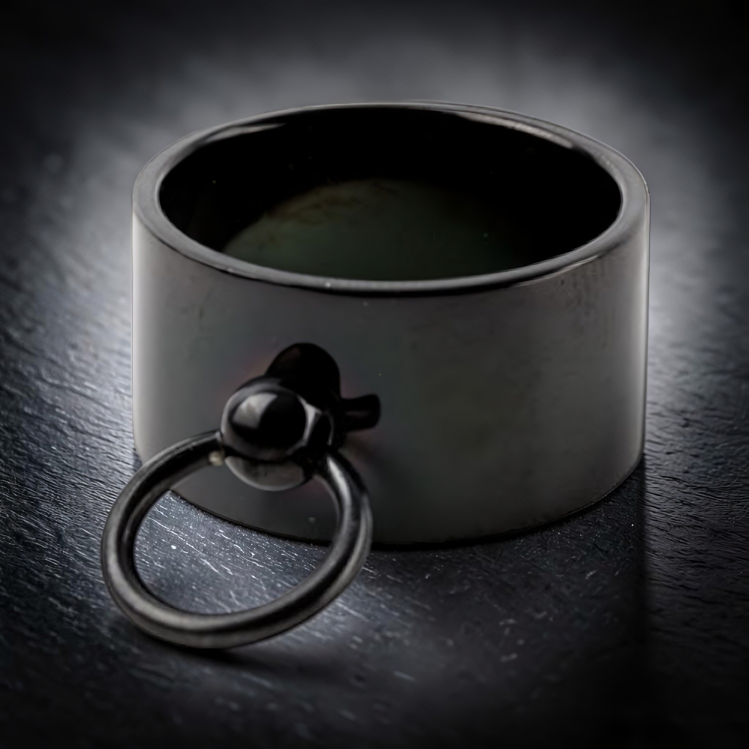 Ring Story of O. aus Edelstahl – Toms-Silver Schmuck