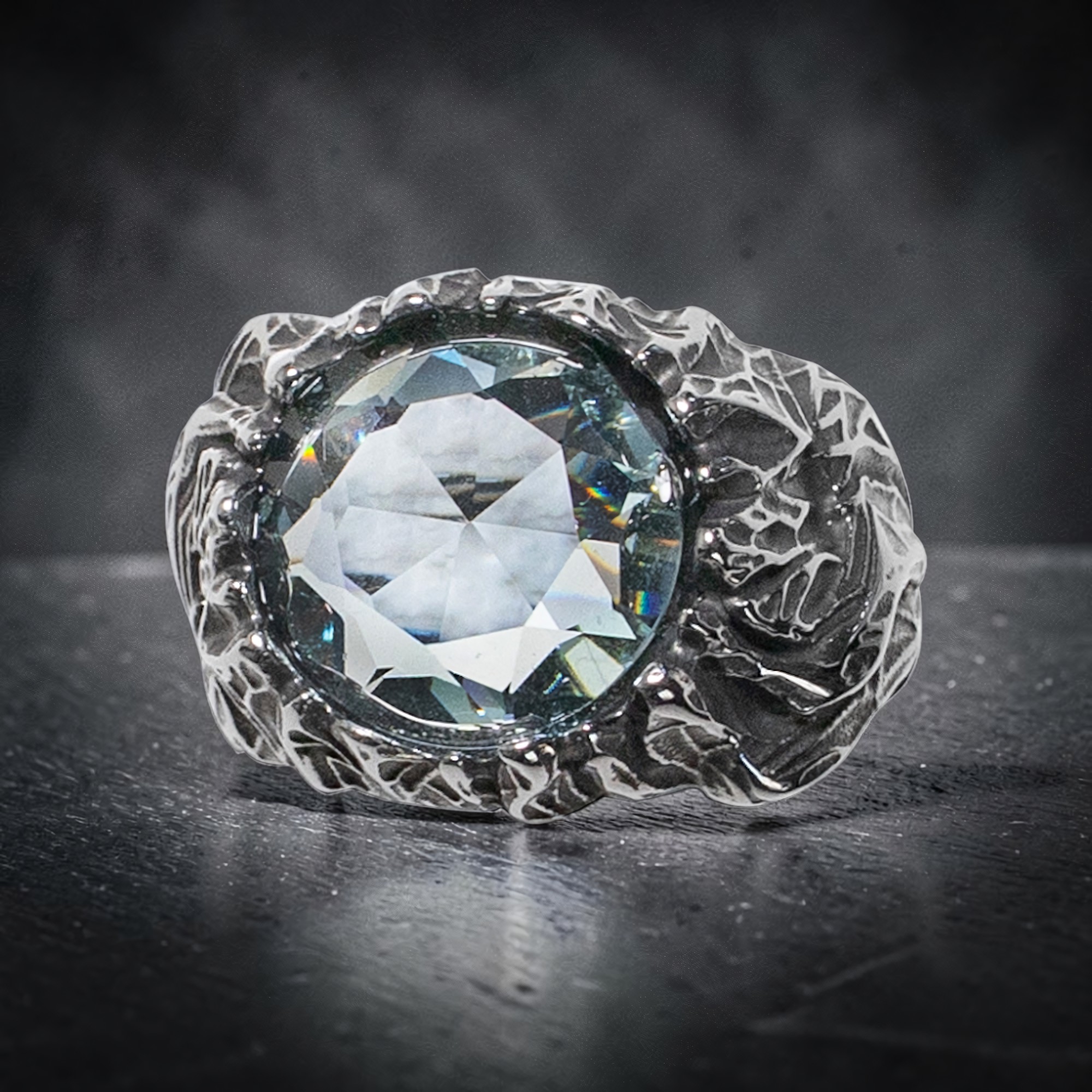 Ring Eiszeit aus Edelstahl – Toms-Silver Schmuck