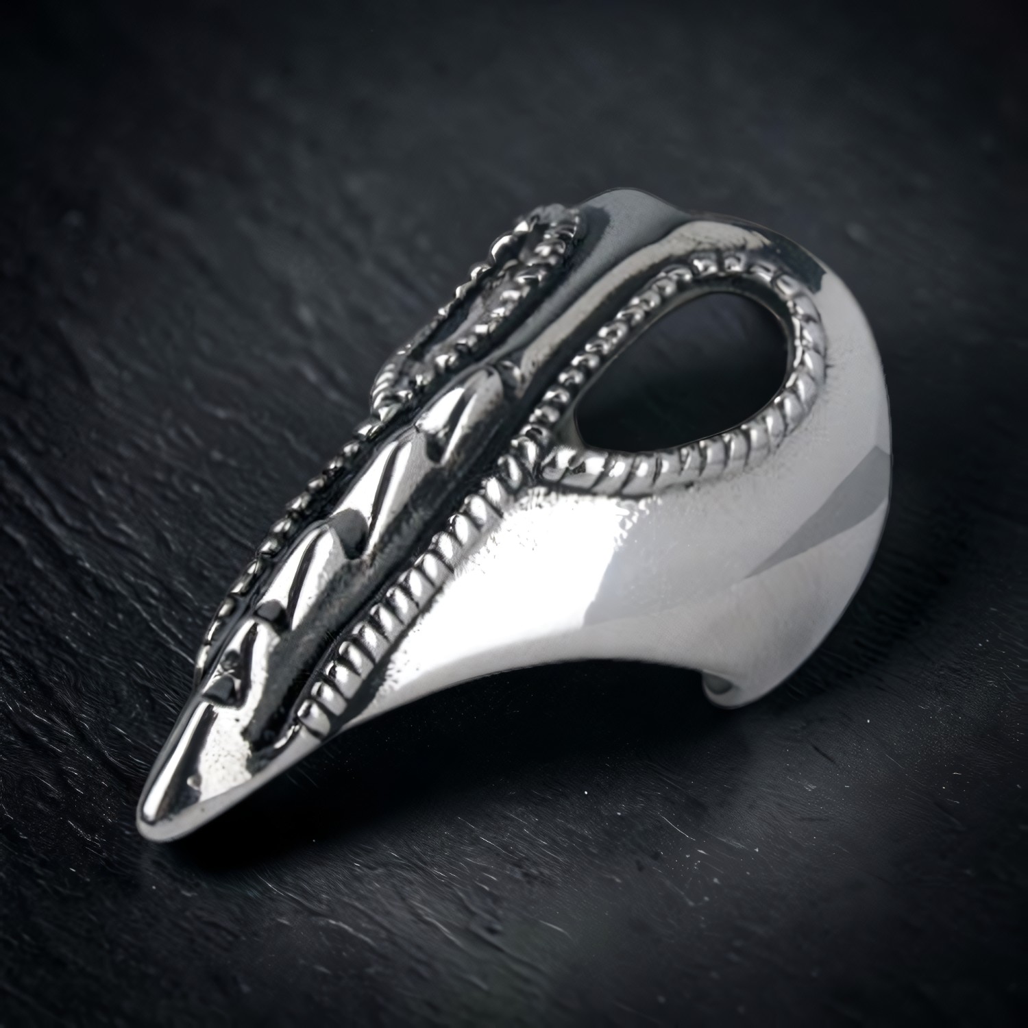 Ring Fingerspitze aus Edelstahl – Toms-Silver Schmuck