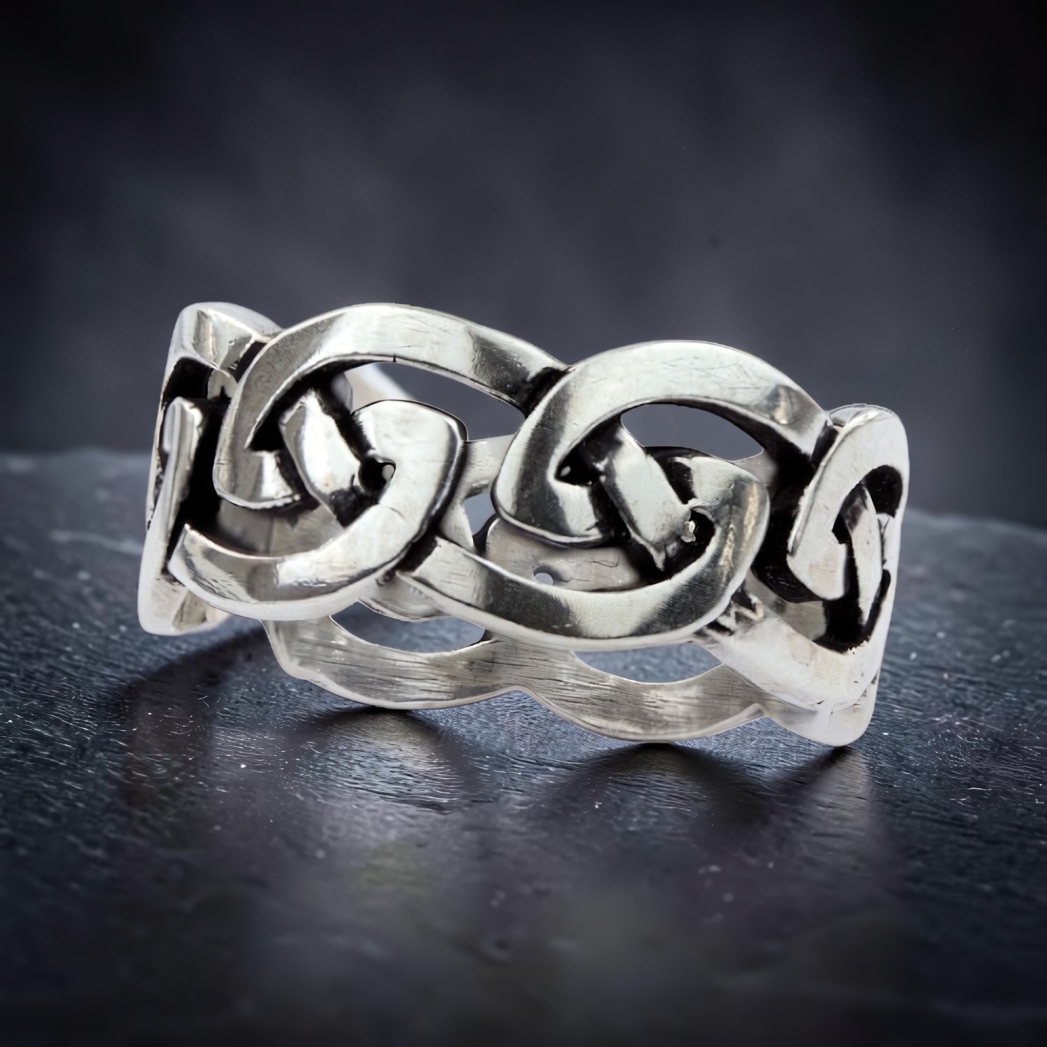 Ring Keltischer Knoten aus 925 Silber – Toms-Silver Schmuck