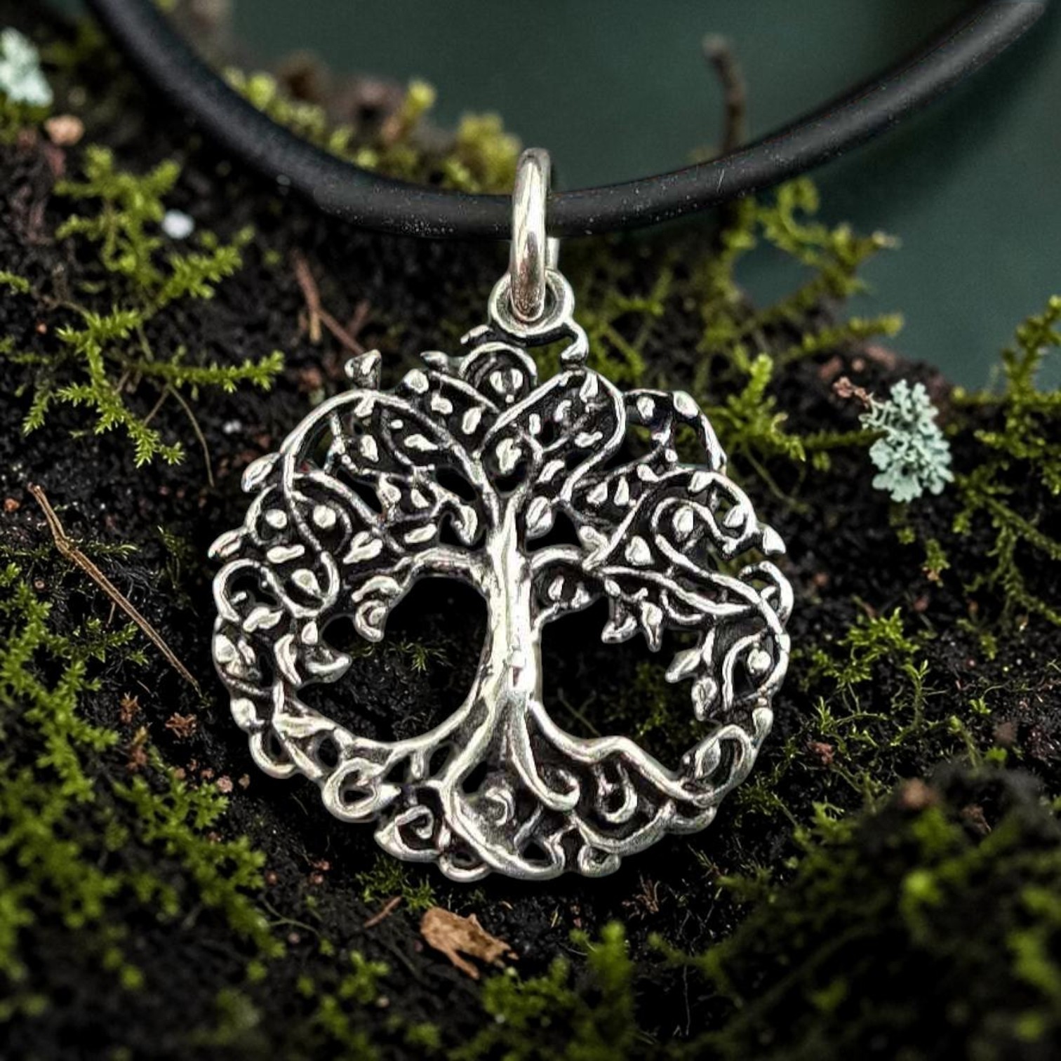 Baum des Lebens 925 Silber Anhänger Lebensbaum Kette