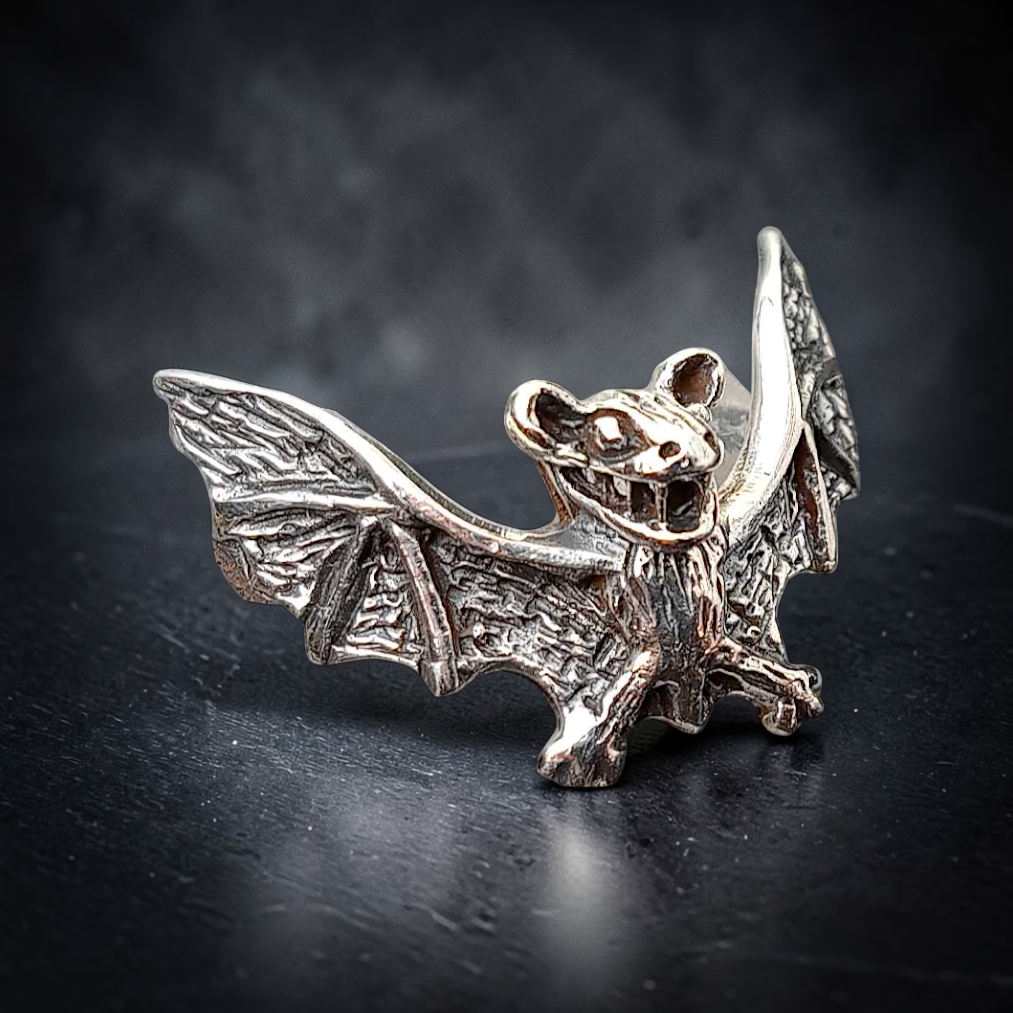 Ring Fledermaus Gothic Bat 925 Sterling Silber