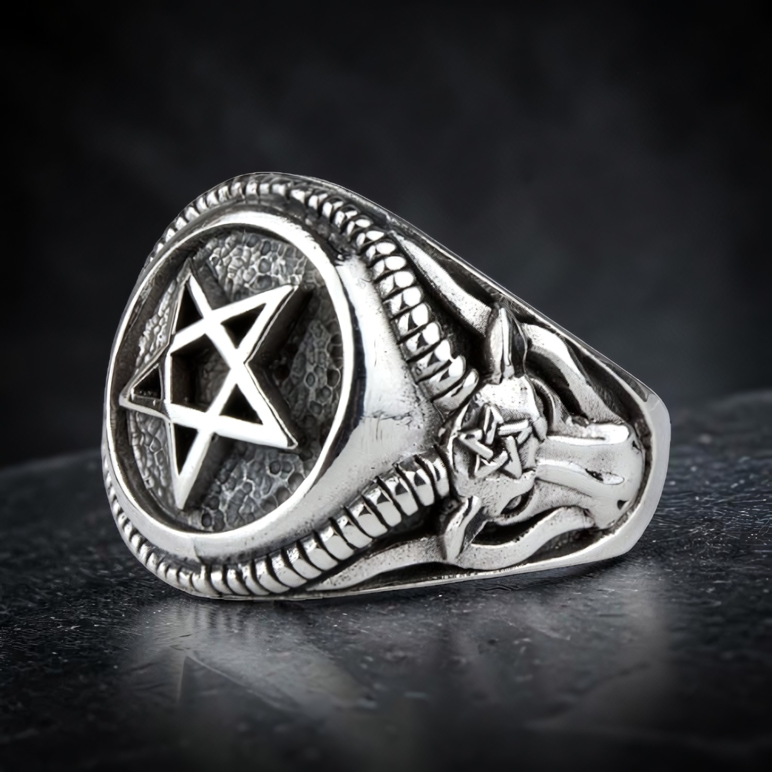 Ring Celtic Pentagram aus 925 Silber – Toms-Silver Schmuck