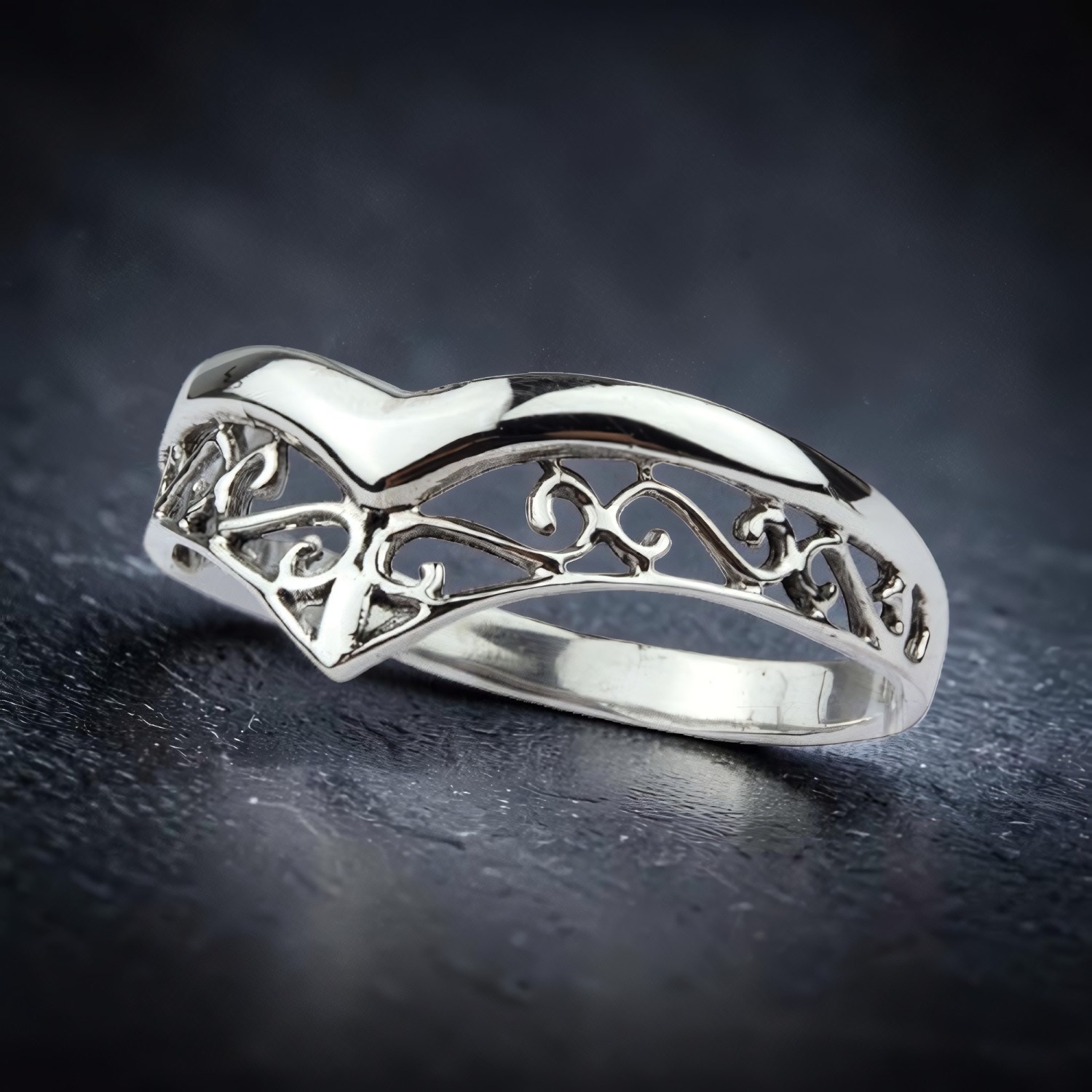 Ring Tiara aus 925 Silber – Toms-Silver Schmuck