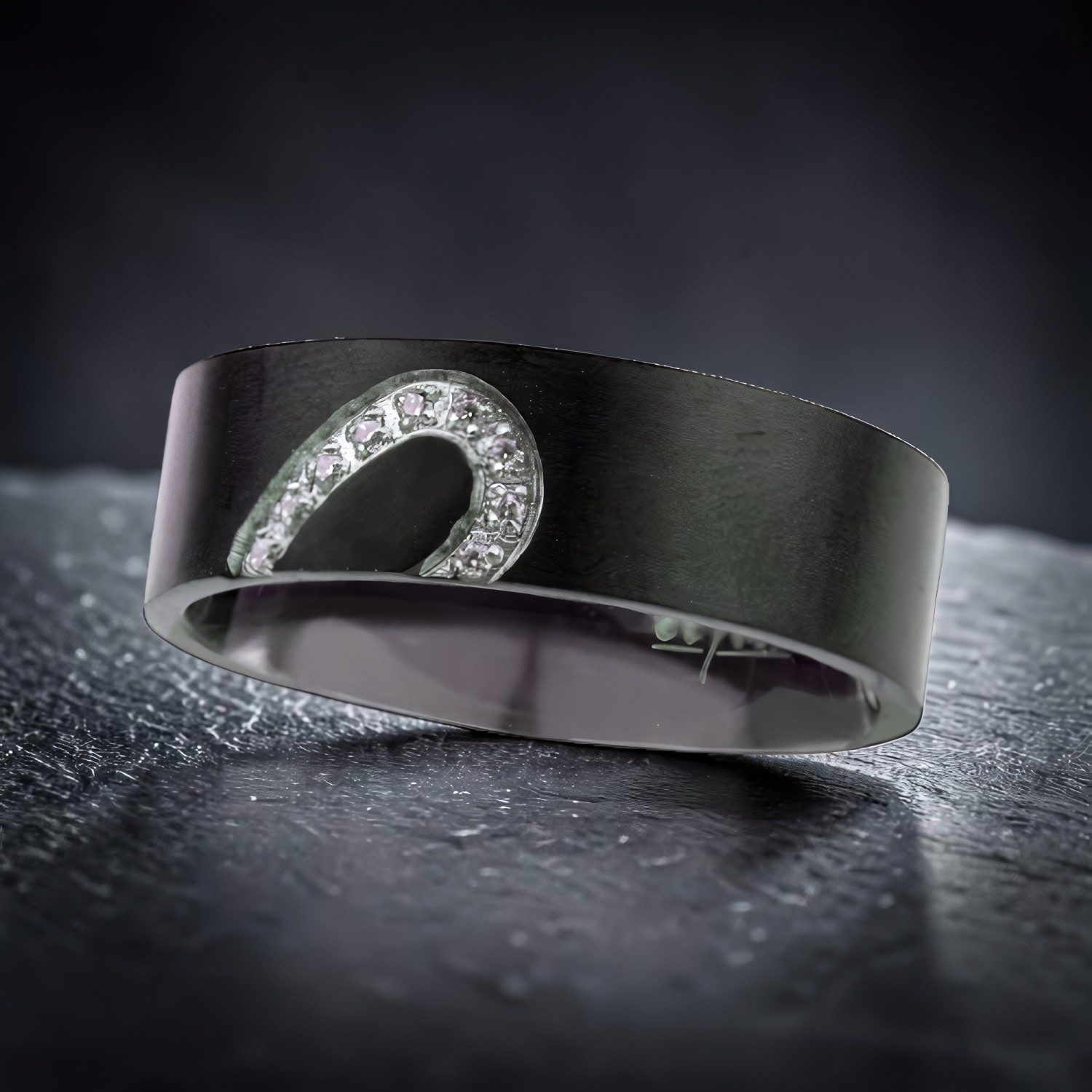 Partnerring Dark Romance aus Edelstahl – Toms-Silver Schmuck
