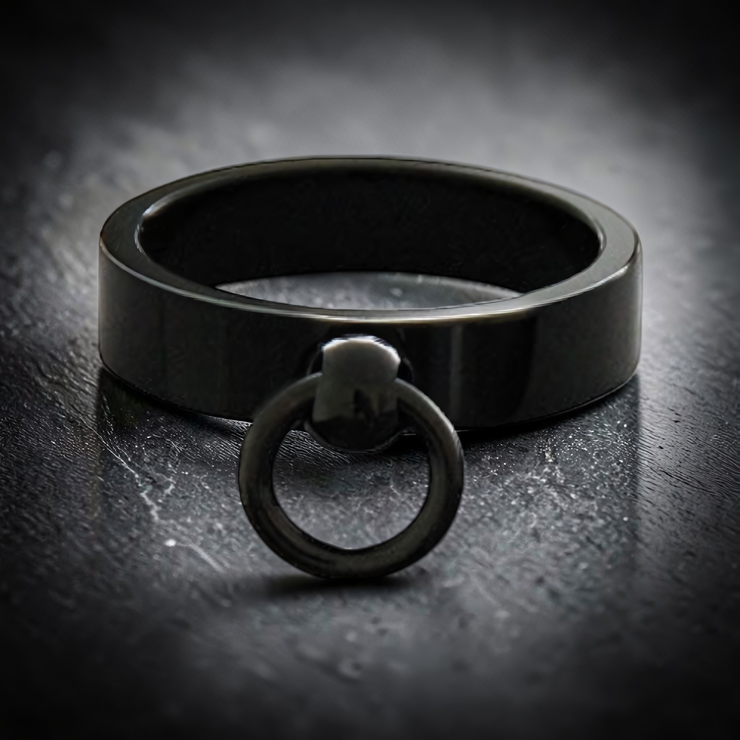 Ring Story of O. aus Edelstahl – Toms-Silver Schmuck