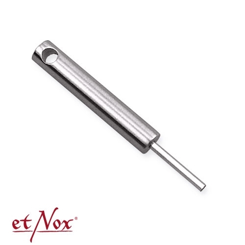 Inbusschlüssel 1,5 mm aus mattiertem Edelstahl mit Öse am Griff, Werkzeug für die Armreifen Story of O