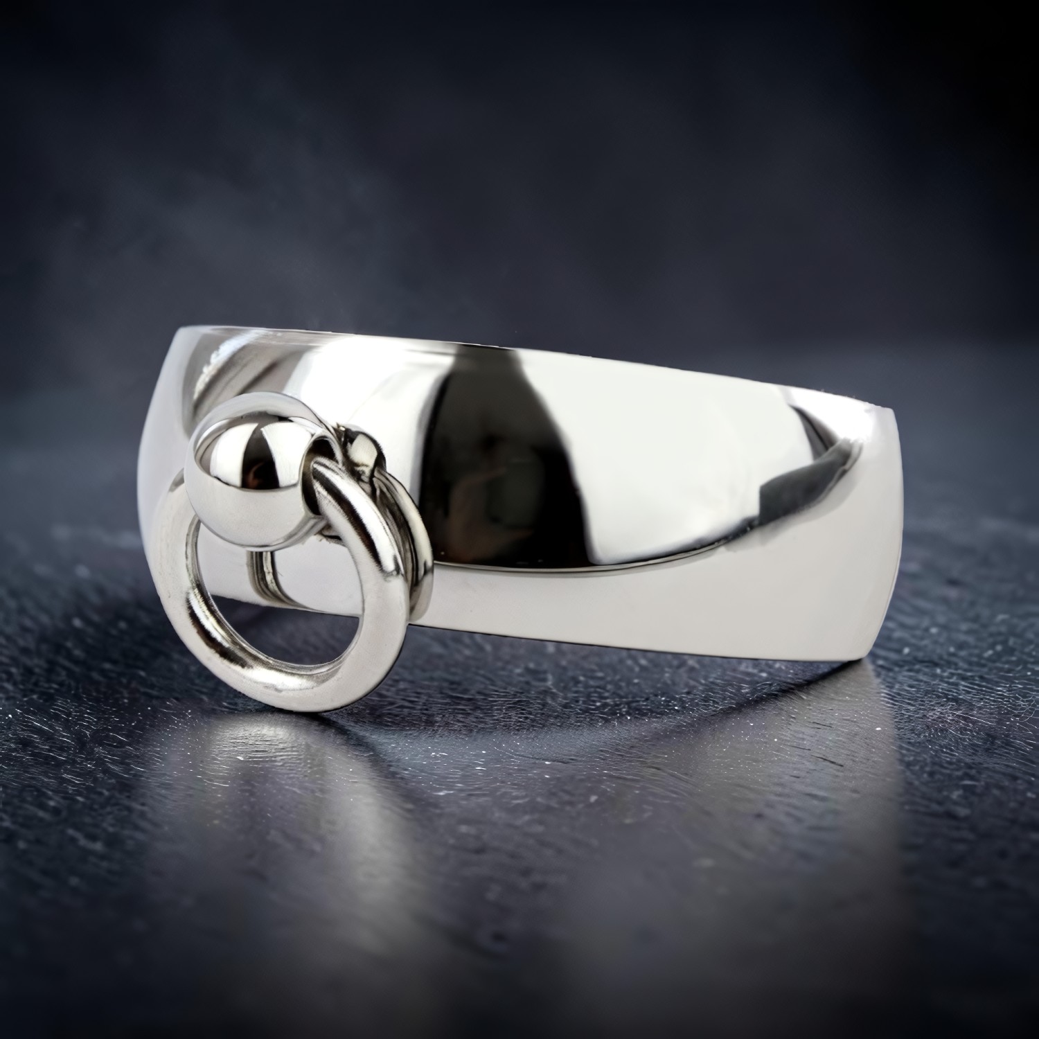 Ring Story of O. aus Edelstahl – Toms-Silver Schmuck