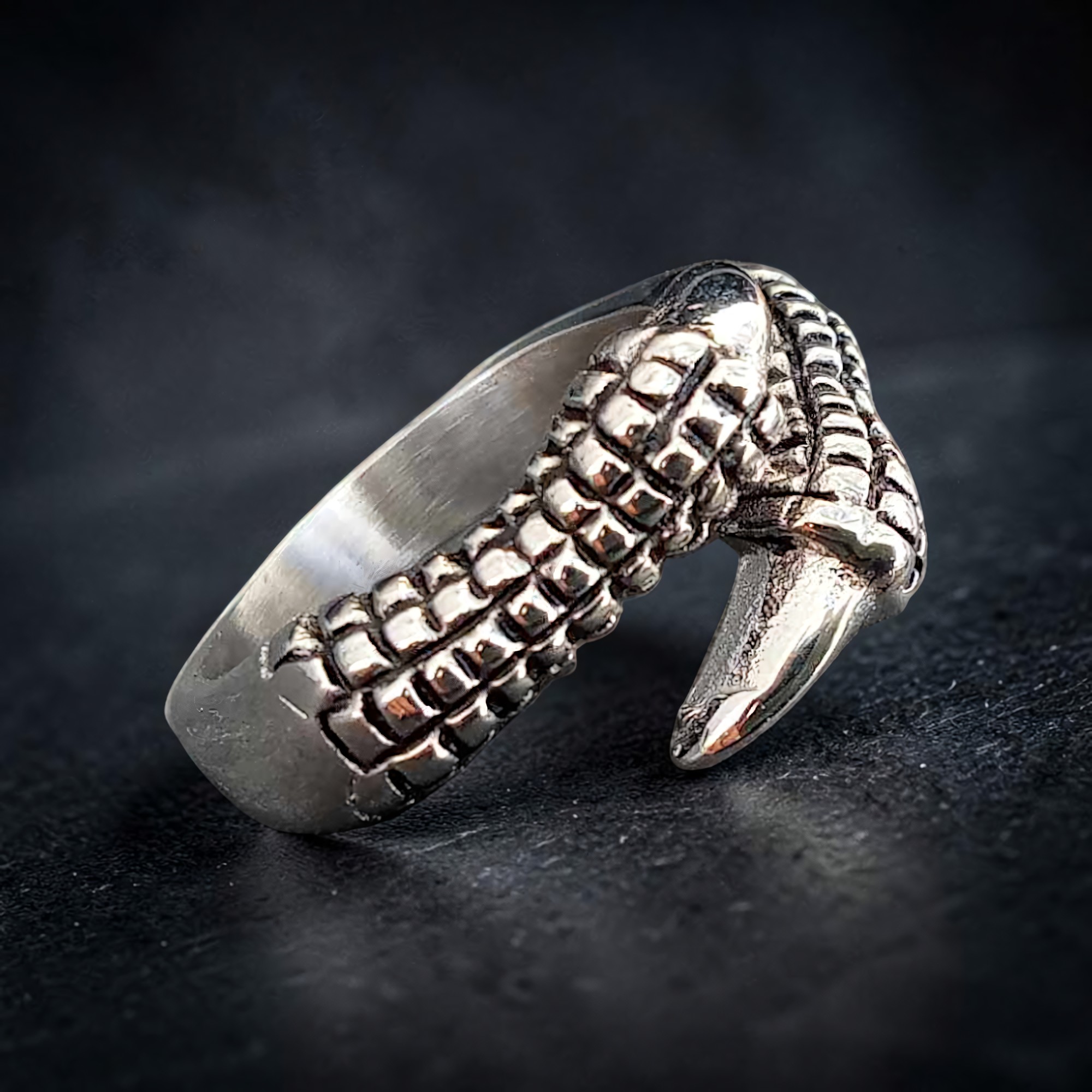 Kralle Ring Edelstahl Klaue Claw