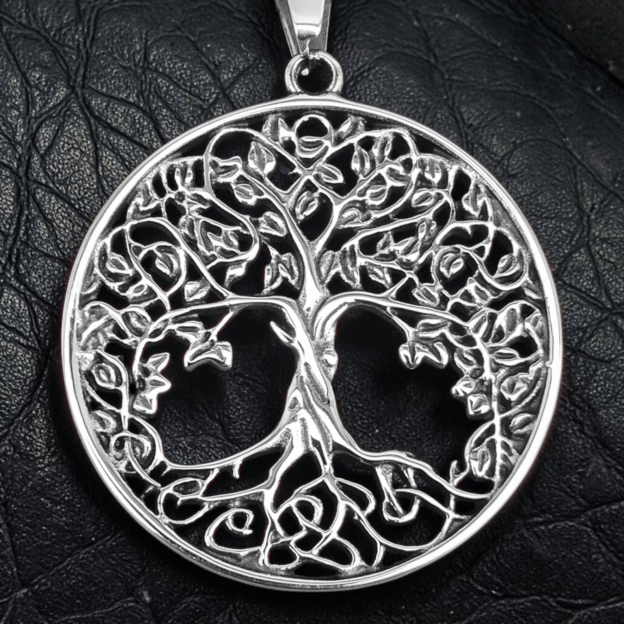 Lebensbaum Schmuck – Edelstahl, urban style