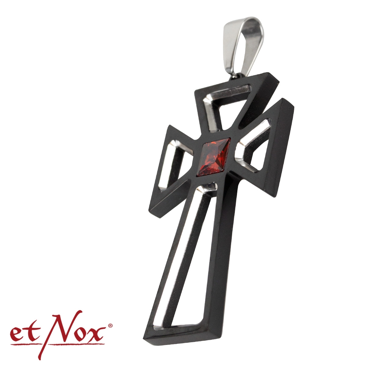 Anhänger Big Sparkling Cross Edelstahl – weitere Ansicht