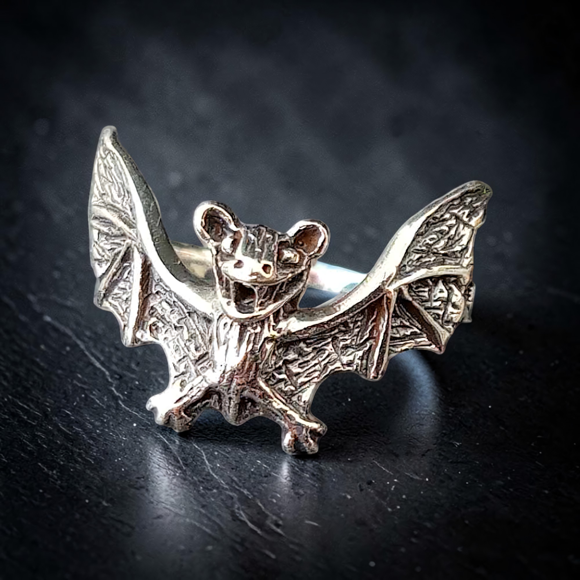 Ring Fledermaus Gothic Bat 925 Sterling Silber